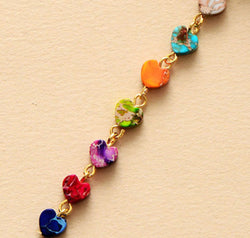 Heart Shape Natural Stone Necklace