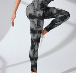 Tie-Dye High Waist Active Leggings