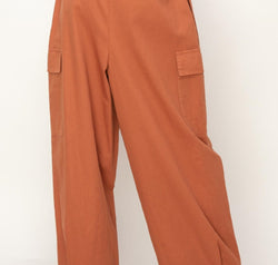 HYFVE Drawstring Cargo Wide Leg Pants