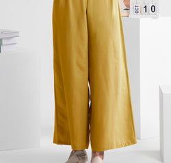 Wide Leg Elastic Waist Pants