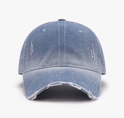 Distressed Washed Adjustable Baseball Cap