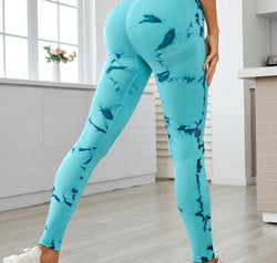 Printed High Waist Active Leggings
