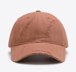 Distressed Adjustable Baseball Cap