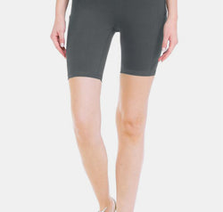 Leggings Depot Full Size High Waist Active Shorts