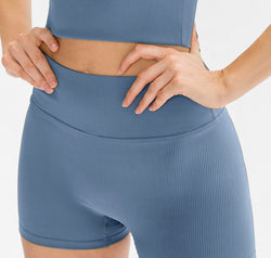 Slim Fit Wide Waistband Sports Shorts