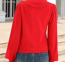 Collared Long Sleeve Button Down Cardigan