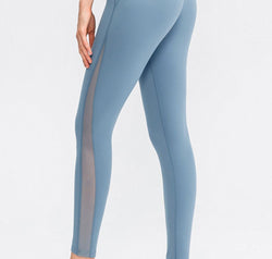 Wide Waistband Slim Fit Long Sports Pants