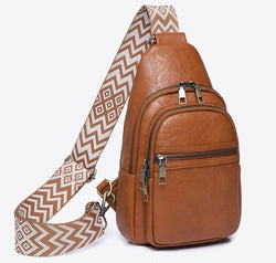 Adored It's Your Time PU Leather Sling Bag