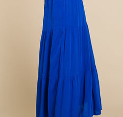 Culture Code Full Size Frill Ruched Midi Skirt