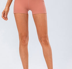 Slim Fit Wide Waistband Sports Shorts