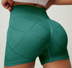 High Waist Active Shorts