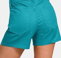 Zenana High Waist Denim Shorts