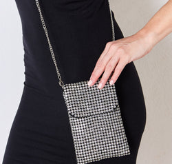 Forever Link Rhinestone Mini Crossbody Bag