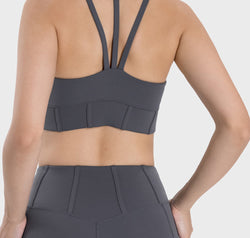 Square Neck Wide Strap Active Tank