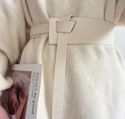 Knot Detail PU Belt