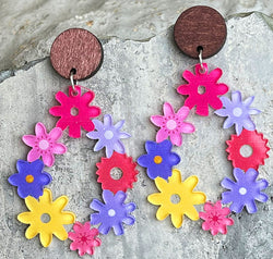 Floral Teardrop Earrings