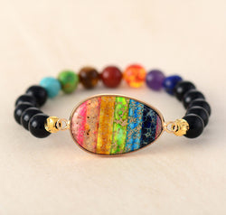 Geometrical Shape Beaded Bracelet