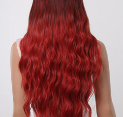 13*1" Full-Machine Wigs Synthetic Long Wave 27"