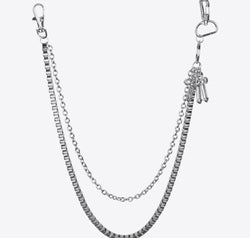 Double-Layered Cross Waist Chain