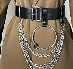 PU Belt with Chain