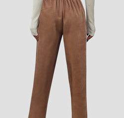 Decorative Button High Waist Pants