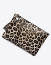 Leopard PU Leather Clutch