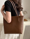 Textured PU Leather Handbag