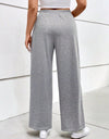 Plus Size Elastic Waist Wide Leg Pants