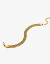 18K Gold-Plated Wide Chain Bracelet