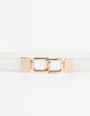 Geometric Double Buckle Elastic Belt