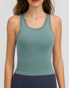 Round Neck Racerback Active Tank