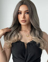 13*1" Full-Machine Wigs Synthetic Long Straight 24"