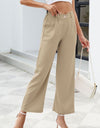 Pocketed High Waist Pants