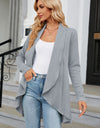 Open Front Long Sleeve Cardigan