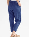 Pocketed Elastic Waist Pants