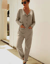 Buttoned Drop Shoulder Pocket Jumpsuit