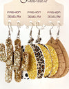 PU Earrings Set