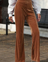 High Waist Corduroy Flare Pants