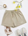 Drawstring Waist Shorts