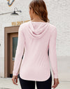 Long Sleeve Hooded Active Top