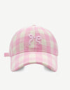 Bow Graphic Cotton Baseball Hat