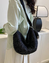 Textured Polyester Shoulder Bag