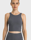 Feel Like Skin Highly Stretchy Cropped Sports Tank