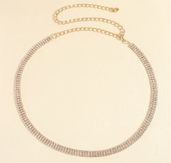 Rhinestones Alloy Belt