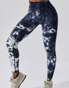 High Waist Tie-Dye Long Sports Pants