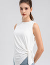 Slit Round Neck Tank