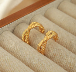 Titanium Steel Geometric Stud Earrings