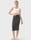 Slit Wrap Active Skirt