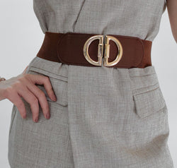 D Buckle Elastic Belt