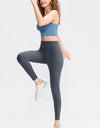 Slim Fit Wide Waistband Long Sports Pants